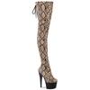 Pleaser - ADORE3008SPBT Cuissardes à plateforme - Marron/Noir Product image